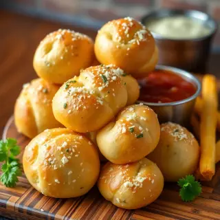 Garlic Knots with Marinara
