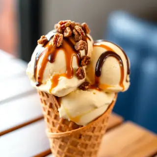 Salted Caramel Gelato (2 Scoops)