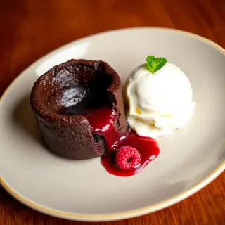 Warm Chocolate Lava Cake