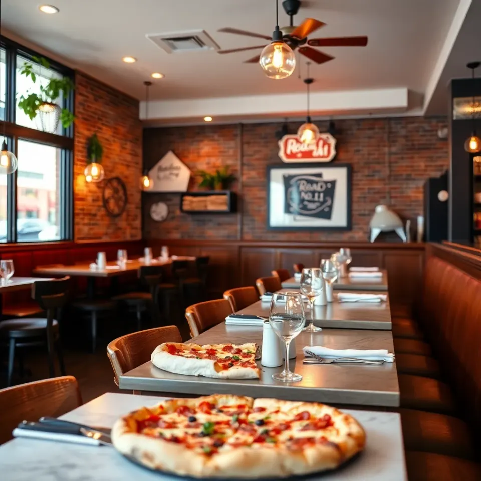 A bubbling, freshly baked Margherita pizza pulled straight from the wood-fired oven with a perfectly charred golden crust